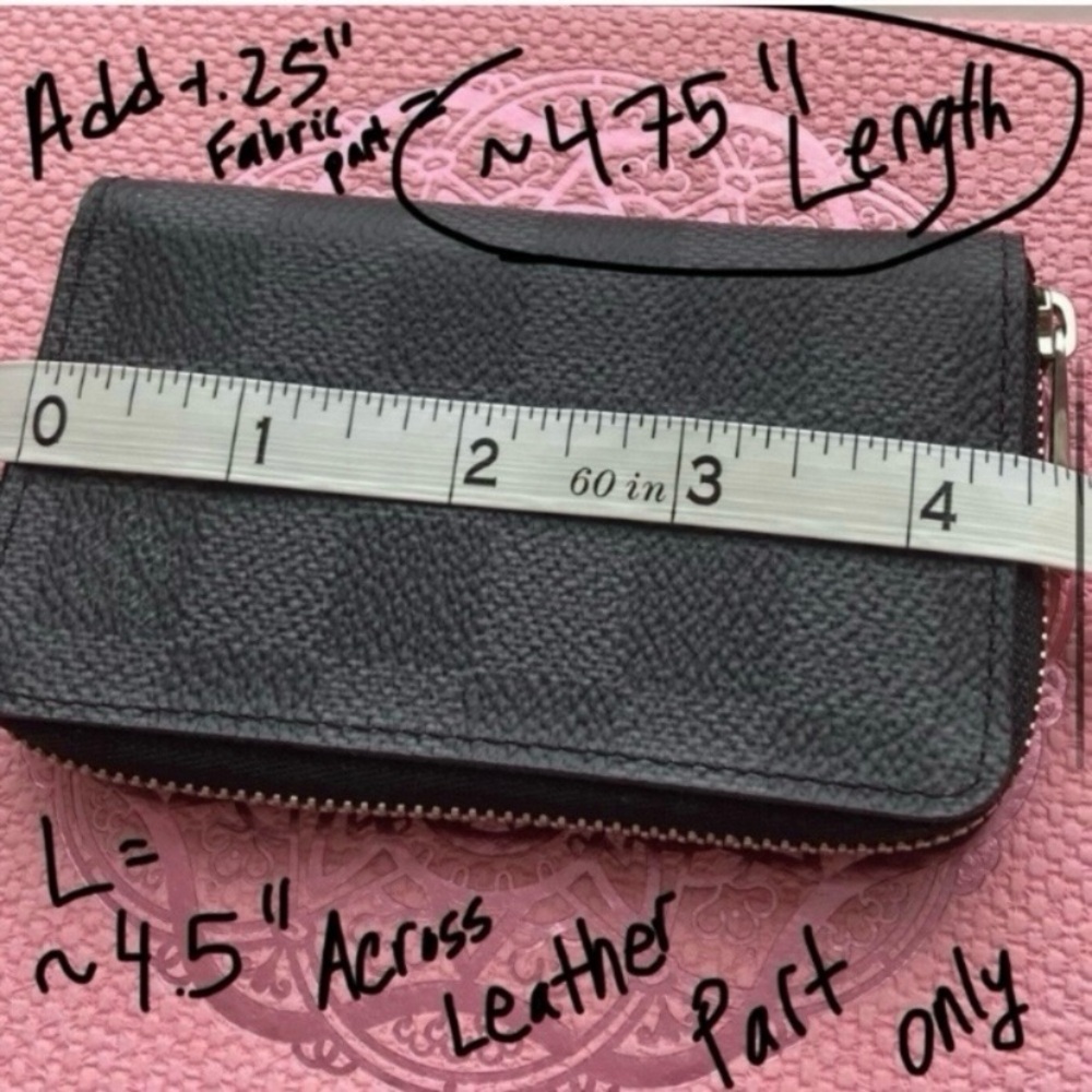 Louis Vuitton - Damier Graphite Zippy Coin Purse Wallet Grey&Black wSilver - NWT - Picture 7 of 15